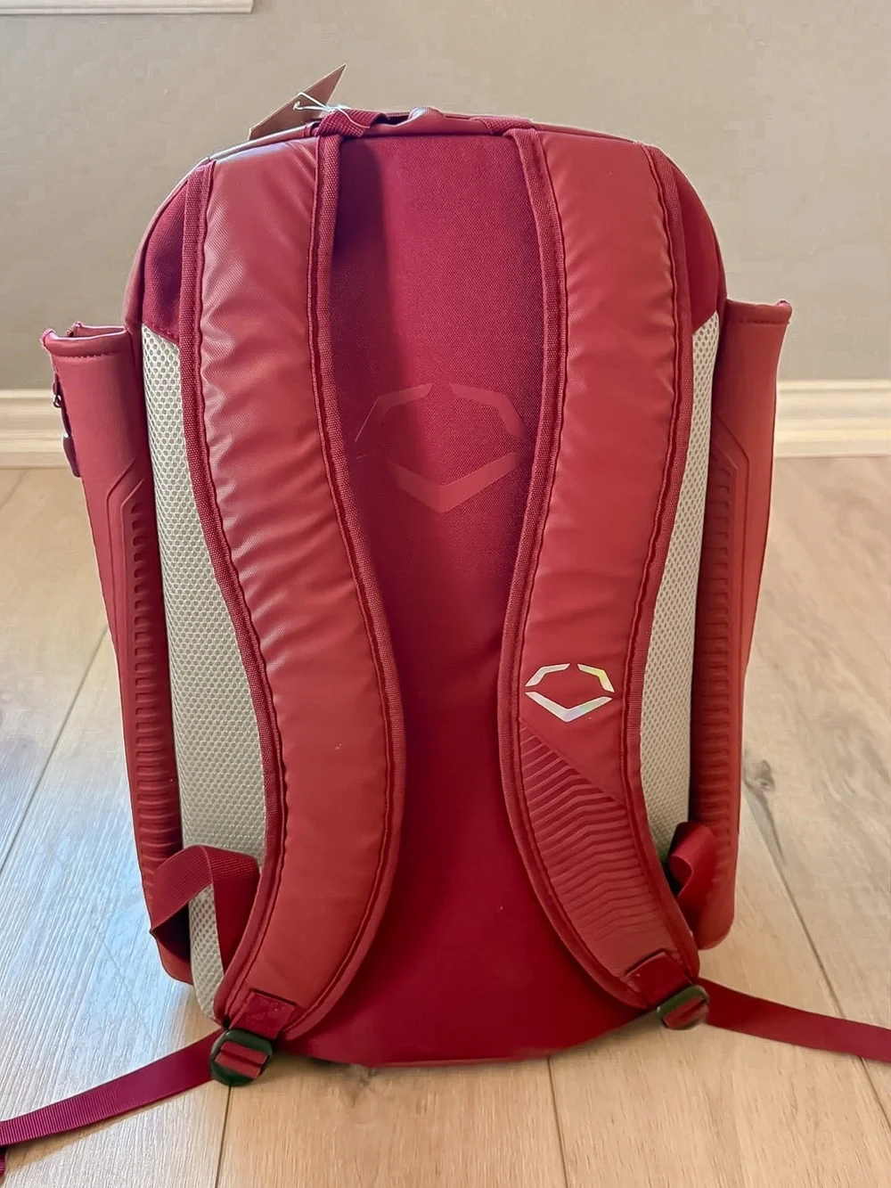EVOSHIELD TONE SET BACKPACK BASEBALL/SOFTBALL EQUIPMENT MAROON NEW WITH TAGS